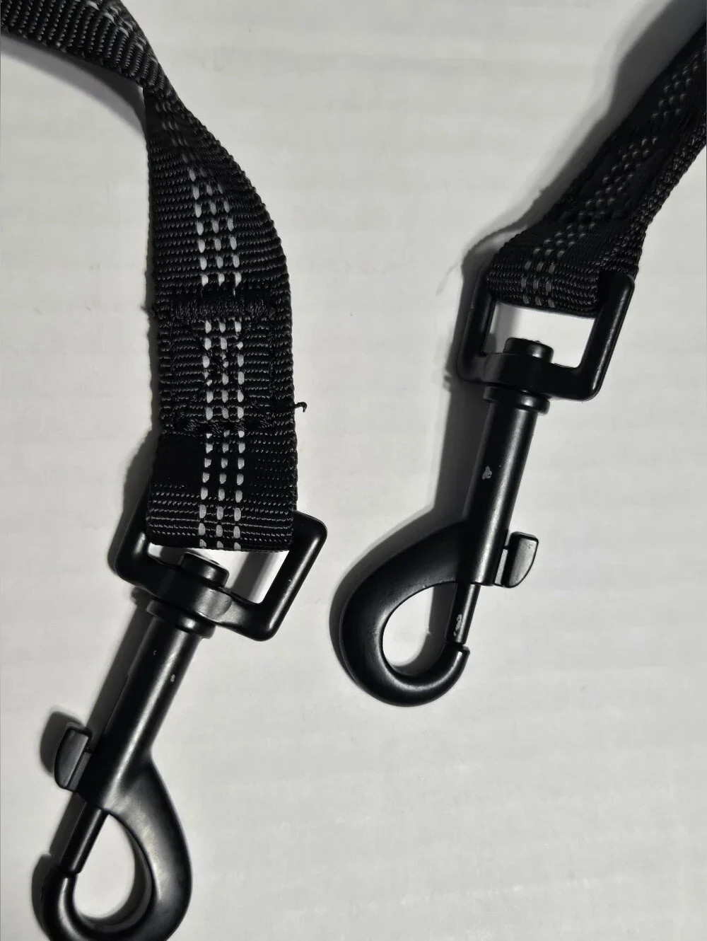 Hands Free Dog Running Leash Set Reflective Adjustable Waist Belt Black New
